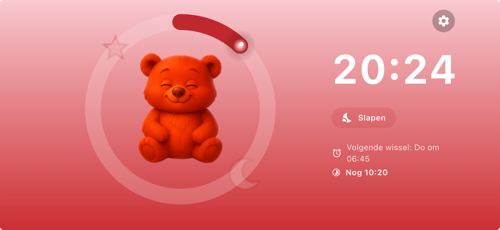 Digitale klokweergave